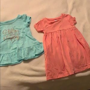 T shirt and t shirt dress.